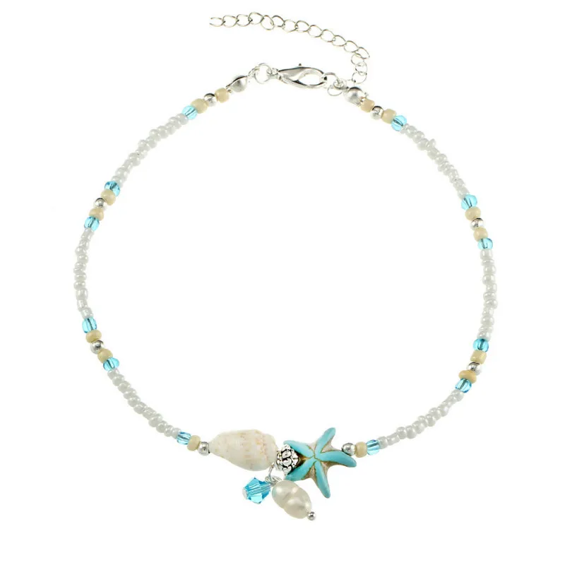Anklet Shell For Women Handmade Leg Bracelet Jewelry Boho Style Ankle Bracelet Bohemia Sea Turtle Starfish Charms Beach
Anklet Shell For Women Handmade Leg Bracelet Jewelry Boho Style Ankle Bracelet Bohemia Sea Turtle Starfish Charms Beach