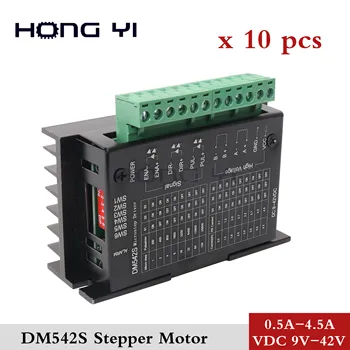 10Pcs microstep driver DM542S Motor Driver M542C DM542 57 Stepper Motor Driver M542 M542-05 for NEMA 17 NEMA 23
10Pcs microstep driver DM542S Motor Driver M542C DM542 57 Stepper Motor Driver M542 M542-05 for NEMA 17 NEMA 23
