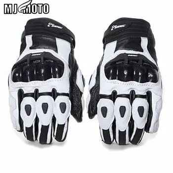 Leather Motorcycle Glove Short Carbon Fiber Protective Glove moto guante Street Motorbike Riding Glove Wearable Breathable 
Leather Motorcycle Glove Short Carbon Fiber Protective Glove moto guante Street Motorbike Riding Glove Wearable Breathable