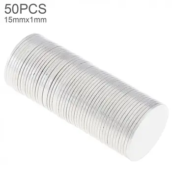 50pcs 15 x 1mm Mini Strong Magnetite Earth Neodymium Magnets with Round Disc Type Permanent Magnet for Home/Office/Laboratory
50pcs 15 x 1mm Mini Strong Magnetite Earth Neodymium Magnets with Round Disc Type Permanent Magnet for Home/Office/Laboratory