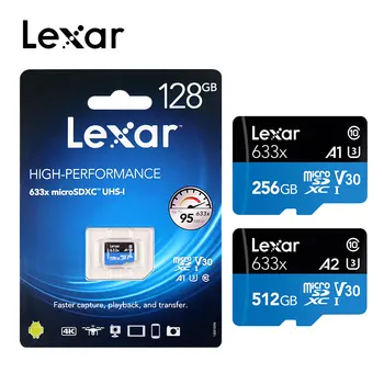 Original Lexar 128GB Micro SD 16GB 32GB Memory Card high speed up to Max 95M/s 64GB Class10 633x cartao de memoria TF Flash Card
Original Lexar 128GB Micro SD 16GB 32GB Memory Card high speed up to Max 95M/s 64GB Class10 633x cartao de memoria TF Flash Card