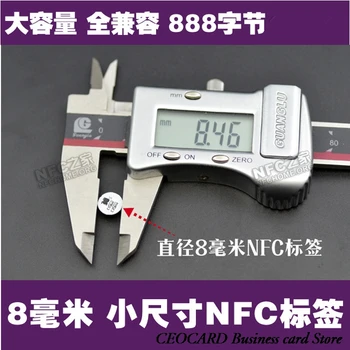 Small Size Diameter 8mm NFC Tag PCB Fully Compatible Large Capacity Sic43n1f Chip 888 Bytes 
Small Size Diameter 8mm NFC Tag PCB Fully Compatible Large Capacity Sic43n1f Chip 888 Bytes