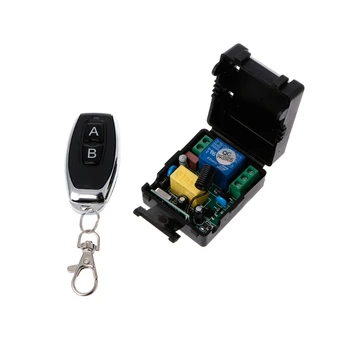 AC 220V 10A 1CH RF 433MHz Wireless Remote Control Switch Receiver + Transmitter Kit QX2B
AC 220V 10A 1CH RF 433MHz Wireless Remote Control Switch Receiver + Transmitter Kit QX2B