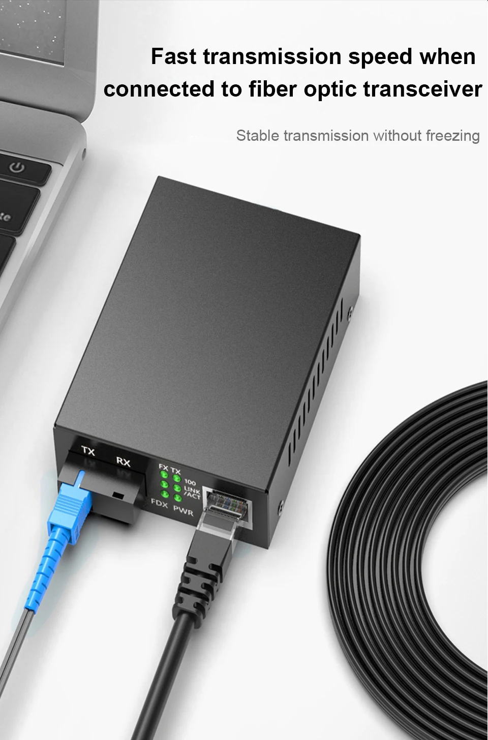 ONTi SC UPC to SC UPC Fiber Optic Drop Cable Single Mode Simplex 2.0mm Outdoor Fiber Optic Patch Cord Optical Patch Cable