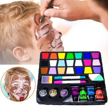Face Painting Kit Body Face Paint Water Based Face Painting Set Halloween Makeup Kit For Halloween Cosplay Party Makeup
Face Painting Kit Body Face Paint Water Based Face Painting Set Halloween Makeup Kit For Halloween Cosplay Party Makeup
