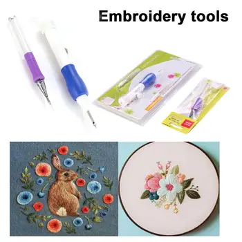 Plastic Embroidery Tool Magic Embroidery Pen Durable Convenient Diy Linens Crafts Stitching Punch Needle Textiles Sewing
Plastic Embroidery Tool Magic Embroidery Pen Durable Convenient Diy Linens Crafts Stitching Punch Needle Textiles Sewing