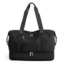 

Travel Gym Bags For Women With Shoe Compartment Sport Gym Bag With Wet Pocket New Femal Yogas Carry Duffel Outdoor Luggage Packs