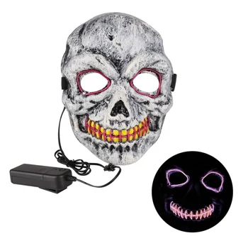 Slit Mouth Evil Neon Led Strip Horror Halloween Mask Mysterious Illuminated EL Wire Bboy Rave Halloween Costume Mask
Slit Mouth Evil Neon Led Strip Horror Halloween Mask Mysterious Illuminated EL Wire Bboy Rave Halloween Costume Mask