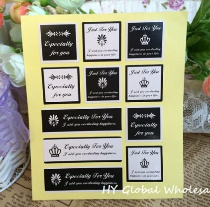 550pcs/lot Black & White "Especially For you" series Kraft Seal Sticker Kraft Paper Material stick DIY Multifunction gift label
550pcs/lot Black & White "Especially For you" series Kraft Seal Sticker Kraft Paper Material stick DIY Multifunction gift label