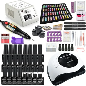 Manicure Set Pro Acrylic Nail Kit 120W 45LED Nail Lamp 20/10 Pcs Nail Polish Soak Off Nail Art Tools All For Manicure
Manicure Set Pro Acrylic Nail Kit 120W 45LED Nail Lamp 20/10 Pcs Nail Polish Soak Off Nail Art Tools All For Manicure