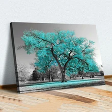 Large Tree Teal Spray Painting Unframed Leaves Black On White Canvas Wall Art Picture Print For Living Bedroom Decor
Large Tree Teal Spray Painting Unframed Leaves Black On White Canvas Wall Art Picture Print For Living Bedroom Decor
