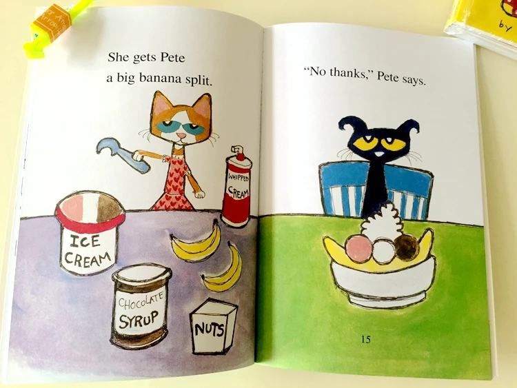 6 шт./компл. книги First I Can Read Pete the Cat Kids классические рассказов для детей раннее