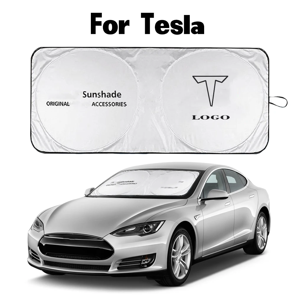 Car Sunshade Cover for Tesla Emblem Windshield Sun Shade Protector Auto Parasol Coche Logo Shading Heat Isolate Sunlight Block
Car Sunshade Cover for Tesla Emblem Windshield Sun Shade Protector Auto Parasol Coche Logo Shading Heat Isolate Sunlight Block