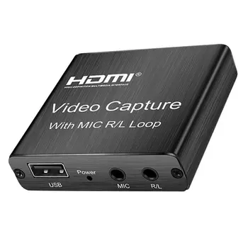 H-D 1080P 4K HDMI Video Capture Card HDMI To USB 2.0 Video Capture Board Game Record Live Streaming Broadcast Local Loop
H-D 1080P 4K HDMI Video Capture Card HDMI To USB 2.0 Video Capture Board Game Record Live Streaming Broadcast Local Loop