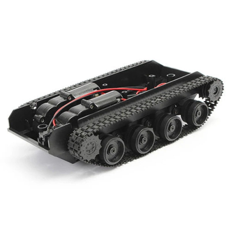 

Rc Tank Smart Robot Tank Car Chassis Kit Rubber Track Crawler For Arduino 130 Motor Diy Robot Toys For Children