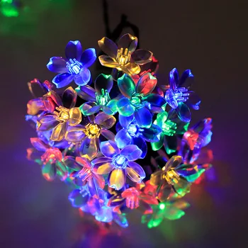 Solar String 50LED Flower Fairy Lights 7/5m Waterproof Outdoor Solar String Light Decorated for Garden Christmas Wedding Holiday
Solar String 50LED Flower Fairy Lights 7/5m Waterproof Outdoor Solar String Light Decorated for Garden Christmas Wedding Holiday