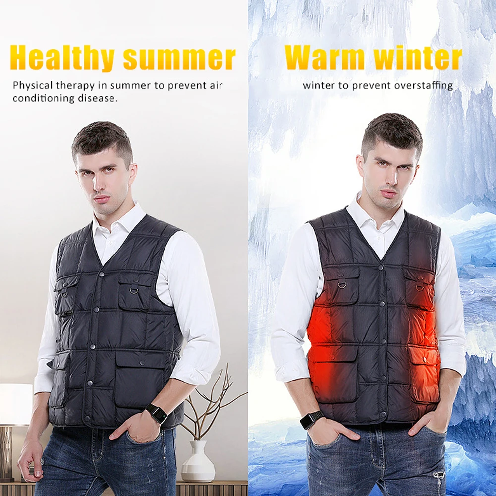 Intelligent Heating Solid Color Cotton Vest Korean Version Jacket USB Safe Winter Loaded Heating Fishing Clothes
Intelligent Heating Solid Color Cotton Vest Korean Version Jacket USB Safe Winter Loaded Heating Fishing Clothes