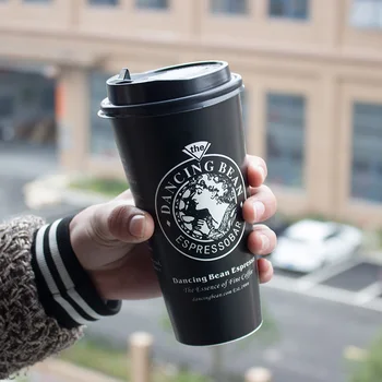 50pcs High quality black milk tea cold drink paper cups 300ml 500ml creative disposable coffee cup party favors cup with lid
50pcs High quality black milk tea cold drink paper cups 300ml 500ml creative disposable coffee cup party favors cup with lid