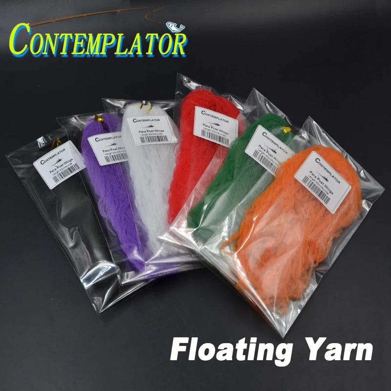 CONTEMPLATOR 6colors Assorted Polypropylene Floating Yarn Fly Tying Synthetic materials For Emerger Shucks Parachute Post Wing
CONTEMPLATOR 6colors Assorted Polypropylene Floating Yarn Fly Tying Synthetic materials For Emerger Shucks Parachute Post Wing