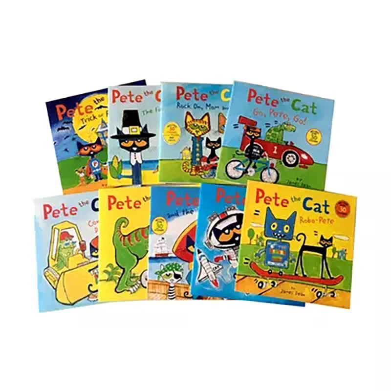 9 Books/set I Can Read Pete The Cat Picture Books Children Baby Famous Story English Tales Child Manga Book Farmyard Book Set
9 Books/set I Can Read Pete The Cat Picture Books Children Baby Famous Story English Tales Child Manga Book Farmyard Book Set
