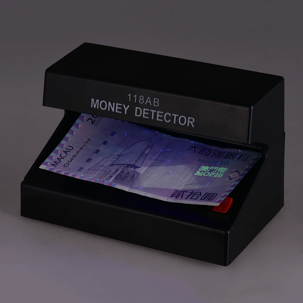 Money Detector Mini Desktop Multi-Currency Counterfeit Cash Currency Banknote Checker Tester Single UV Light with ON/OFF Switch
Money Detector Mini Desktop Multi-Currency Counterfeit Cash Currency Banknote Checker Tester Single UV Light with ON/OFF Switch