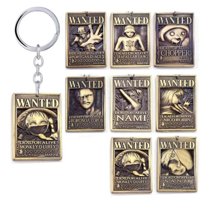 Anime One Piece Keychain Wanted Luffy Ace Sanji Nami Robin Zoro Chopper Trafalgar Law Keychain Figures Cosplay Toys Accessories
Anime One Piece Keychain Wanted Luffy Ace Sanji Nami Robin Zoro Chopper Trafalgar Law Keychain Figures Cosplay Toys Accessories