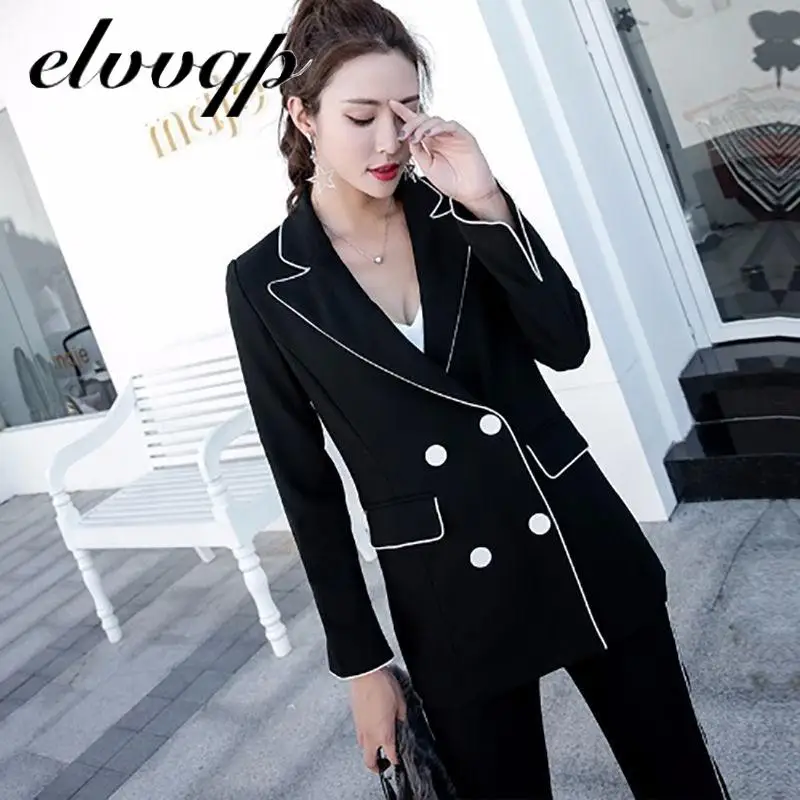 Elegant Double Breasted Plaid Women Blazer Work Office Jackets Female Retro Suits Coat Feminino Blazers Outerwear High Quality
Elegant Double Breasted Plaid Women Blazer Work Office Jackets Female Retro Suits Coat Feminino Blazers Outerwear High Quality