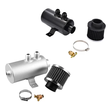 Universal Metal Baffle Engine Oil Capture Tank Ventilator Oil Can with Air Filter 0.75L Front Port Coolant Overflow Tank Air Fil
Universal Metal Baffle Engine Oil Capture Tank Ventilator Oil Can with Air Filter 0.75L Front Port Coolant Overflow Tank Air Fil