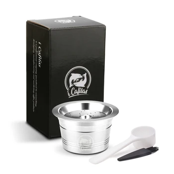 Stainless Steel Coffee Capsules Refillable Pods Refillable Coffee Capsules with Spoon and Brush for K-fee Espresso Machines
Stainless Steel Coffee Capsules Refillable Pods Refillable Coffee Capsules with Spoon and Brush for K-fee Espresso Machines