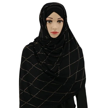 F1 2pcs Diamond women muslim jersey hijab scarf femme size plus hijabs Islamic shawls soild Modal headscarf 90*180cn
F1 2pcs Diamond women muslim jersey hijab scarf femme size plus hijabs Islamic shawls soild Modal headscarf 90*180cn