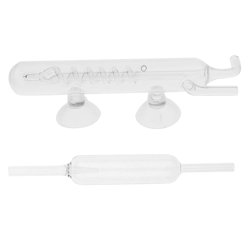 Transparent Glass Aquarium CO2 Bubble Counter with Check Valve for CO2 Regulator Injection System
Transparent Glass Aquarium CO2 Bubble Counter with Check Valve for CO2 Regulator Injection System