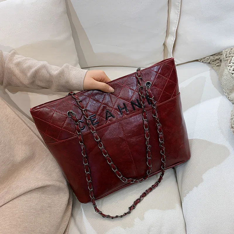 Big Bag WOMEN'S Bag 2020 New Style Autumn And Winter Shoulder Bag Large Capacity Women's Korean-style Versatile Fashion Glorious
Big Bag WOMEN'S Bag 2020 New Style Autumn And Winter Shoulder Bag Large Capacity Women's Korean-style Versatile Fashion Glorious