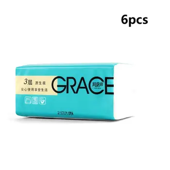 6 Bags 3-Layers Extractable Toilet Paper Soft Wood Pulp Pumping Tissue Napkin
6 Bags 3-Layers Extractable Toilet Paper Soft Wood Pulp Pumping Tissue Napkin