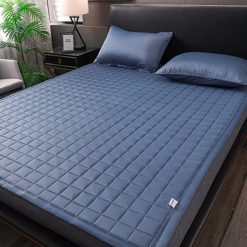 Newest Summer Home Solid Color Cool Feeling Cozy Smooth Quilt Mattress Pillowcase Combination Bedroom Decoration Quality 4pcs 
Newest Summer Home Solid Color Cool Feeling Cozy Smooth Quilt Mattress Pillowcase Combination Bedroom Decoration Quality 4pcs