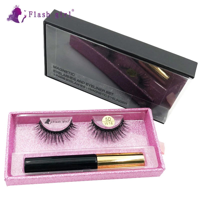 Flash Girl 5D-W series W18 mink magnetic eyelashes and eyeliner suit beautiful and soft eyelashes
Flash Girl 5D-W series W18 mink magnetic eyelashes and eyeliner suit beautiful and soft eyelashes