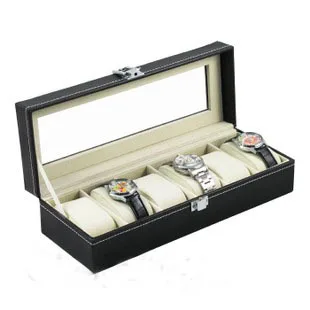 6 Grid Watch Box Display Box Top Grade Collection Watch Box Portable PU Leather Watch Box Storage Box Jewelry Rack
6 Grid Watch Box Display Box Top Grade Collection Watch Box Portable PU Leather Watch Box Storage Box Jewelry Rack