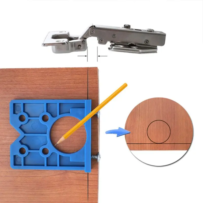 35mm DIY Locator Accurate Woodworking Mounting Hinge Drilling Jig Guide Door Hole Opener Concealed Cabinet Accessories Tool For
35mm DIY Locator Accurate Woodworking Mounting Hinge Drilling Jig Guide Door Hole Opener Concealed Cabinet Accessories Tool For