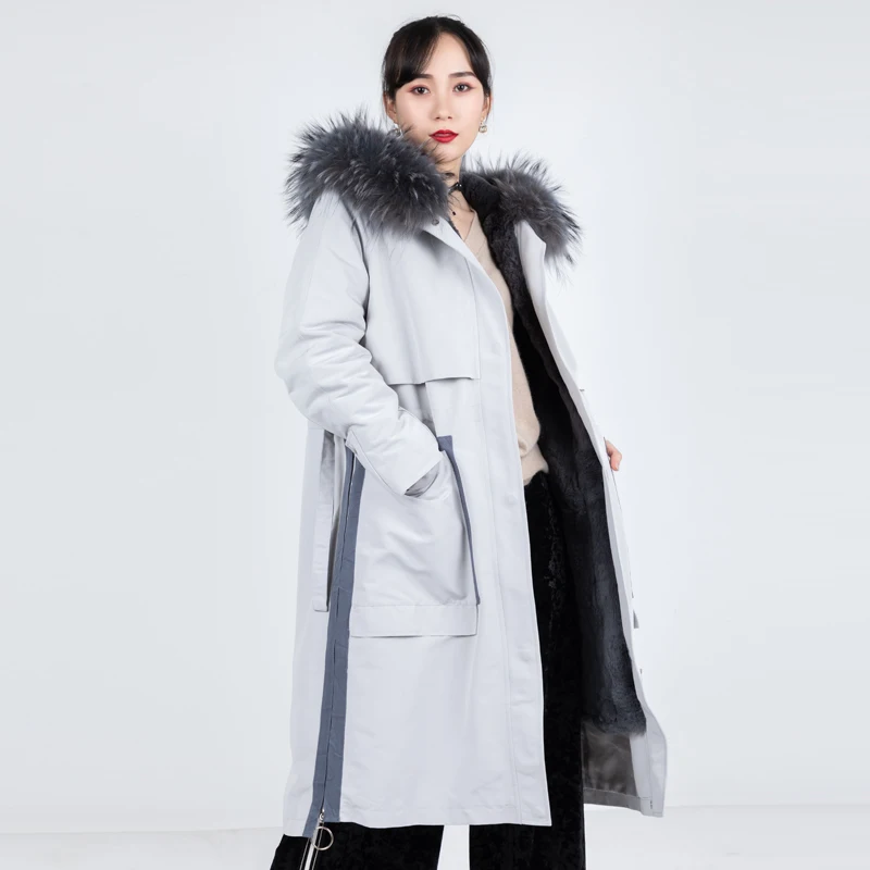 Real Fur Coat Winter Jacket Women Natural Rabbit Fur Liner Parka Women Clothes 2020 Raccoon Fur Collar Long Coat 80525G808 YY562
Real Fur Coat Winter Jacket Women Natural Rabbit Fur Liner Parka Women Clothes 2020 Raccoon Fur Collar Long Coat 80525G808 YY562