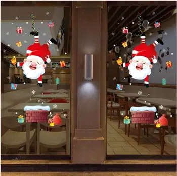 45*60CM New Holiday Christmas Ornaments Christmas Scene Layout Decoration Stickers Window Glass Window Stickers 
45*60CM New Holiday Christmas Ornaments Christmas Scene Layout Decoration Stickers Window Glass Window Stickers