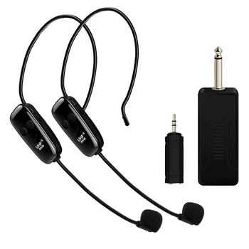U12F Uhf One For Two Wireless Headset Microphone Amplifier Mixer Suitable For Teaching Guides Meeting Lectures
U12F Uhf One For Two Wireless Headset Microphone Amplifier Mixer Suitable For Teaching Guides Meeting Lectures