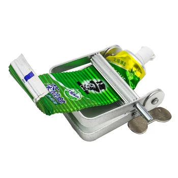 1pc Aluminium Alloy Squeezer Toothpaste Dispenser Tube Wringer Easily Squeeze Toothpaste Prevent Waste Save Resource Accessories
1pc Aluminium Alloy Squeezer Toothpaste Dispenser Tube Wringer Easily Squeeze Toothpaste Prevent Waste Save Resource Accessories