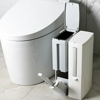 Plastic Trash Can Set with Toilet Brush Bathroom Waste Bin Dustbin Trash Cans Garbage Bucket Garbage Bag Dispenser
Plastic Trash Can Set with Toilet Brush Bathroom Waste Bin Dustbin Trash Cans Garbage Bucket Garbage Bag Dispenser
