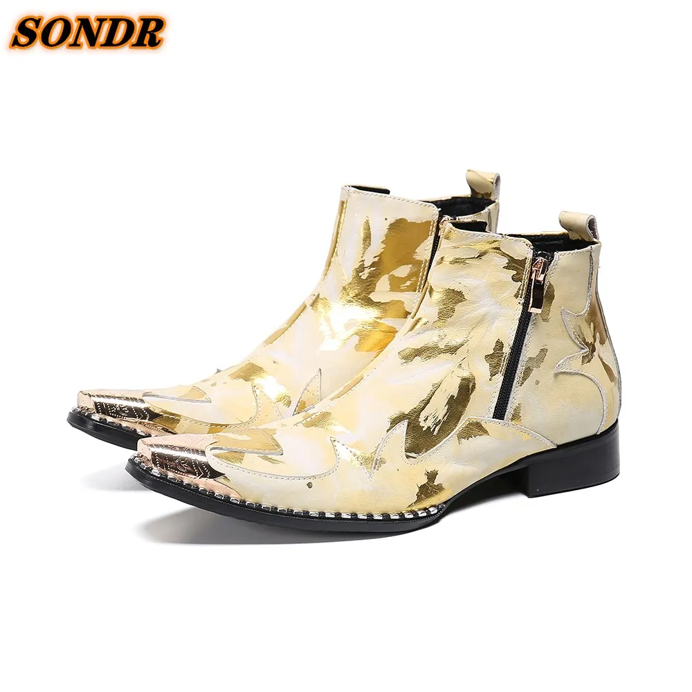 Осенние мужские ботинки челси из натуральной кожи, повседневная обувь с принтом и острым носком, британский стиль, на молнии, мужские короткие ботинки
Осенние мужские ботинки челси из натуральной кожи, повседневная обувь с принтом и острым носком, британский стиль, на молнии, мужские короткие ботинки