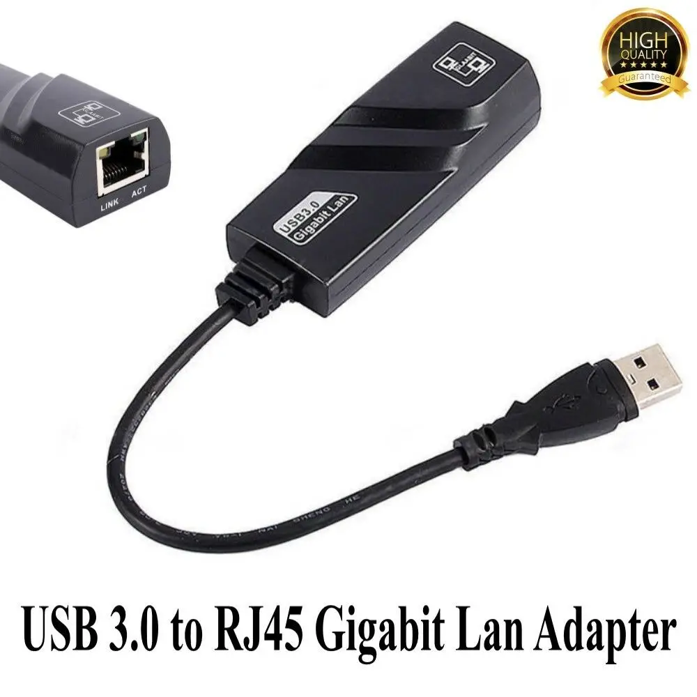 USB 3.0 to Gigabit Ethernet RJ45 LAN (10/100/1000) Mbps network adapter, durable network adapter card for PC notebook computers
USB 3.0 to Gigabit Ethernet RJ45 LAN (10/100/1000) Mbps network adapter, durable network adapter card for PC notebook computers