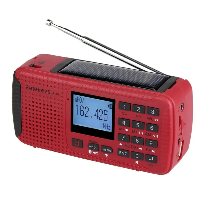 Hand Crank Emergency SOS Radio Rechargeable Outdoor Solar FM/AM/SW Radios Music Player Audio Recorder
Hand Crank Emergency SOS Radio Rechargeable Outdoor Solar FM/AM/SW Radios Music Player Audio Recorder