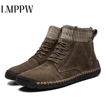High Quality Genuine Leather Men Boots Winter Handmade Ankle Boots Outdoor Working Boots Men Shoes Big Size Men Casual Shoes1.8a
High Quality Genuine Leather Men Boots Winter Handmade Ankle Boots Outdoor Working Boots Men Shoes Big Size Men Casual Shoes1.8a