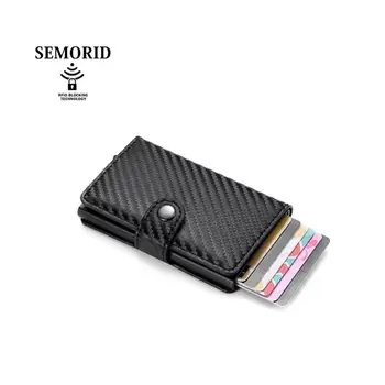SEMORID 2020 High-quality PU Leather Aluminum Metal Credit Card Holder Business Card Purse Automatic Pop-up Mens Wallet
SEMORID 2020 High-quality PU Leather Aluminum Metal Credit Card Holder Business Card Purse Automatic Pop-up Mens Wallet