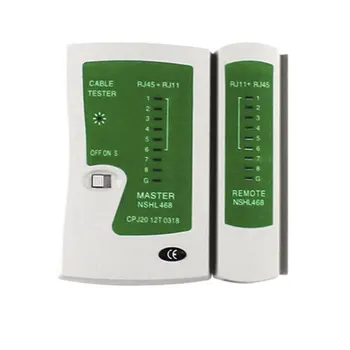 RJ45 RJ11Cat5 Cat6 LAN Cable Tester Handheld Network Cable Tester Wire Telephone Line Detector Tracker Tool Kit
RJ45 RJ11Cat5 Cat6 LAN Cable Tester Handheld Network Cable Tester Wire Telephone Line Detector Tracker Tool Kit