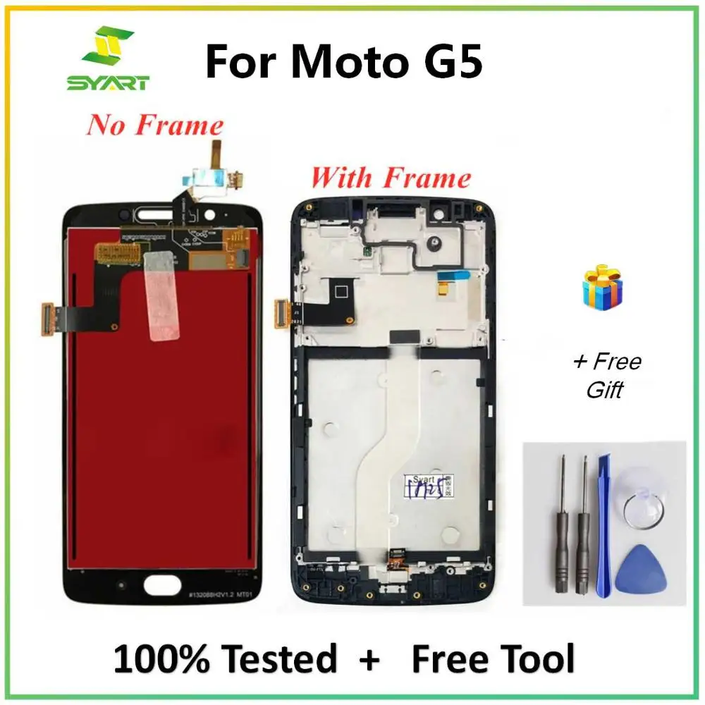 For Motorola Moto G5 LCD Display Touch Screen Digitizer Assembly With Frame Replacement For Moto G5 XT1672 XT1676 5.0 Inch LCDs
For Motorola Moto G5 LCD Display Touch Screen Digitizer Assembly With Frame Replacement For Moto G5 XT1672 XT1676 5.0 Inch LCDs