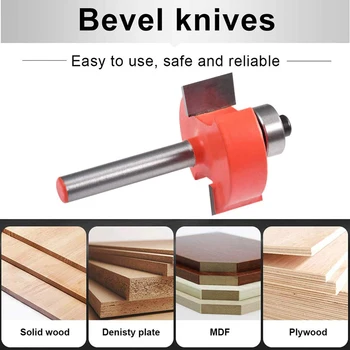 Adjustable 1/4'' Inch Shank Multi Rabbet Router Bit Set with 6 Interchangeable Bearings Woodwork Corner Polishing Power Tools
Adjustable 1/4'' Inch Shank Multi Rabbet Router Bit Set with 6 Interchangeable Bearings Woodwork Corner Polishing Power Tools